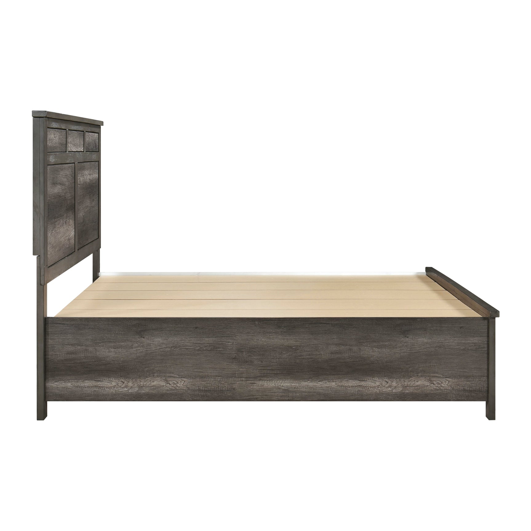 Lenior Gray California King Platform Bed - Ornate Home