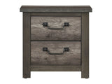 Lenior Gray Nightstand - Ornate Home