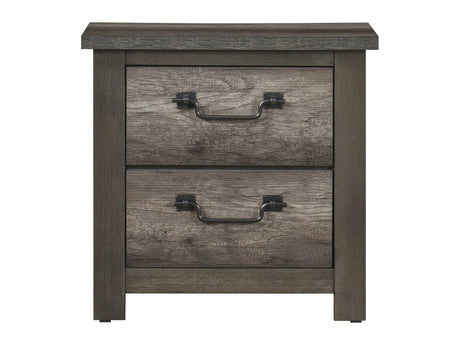 Lenior Gray Nightstand - Ornate Home