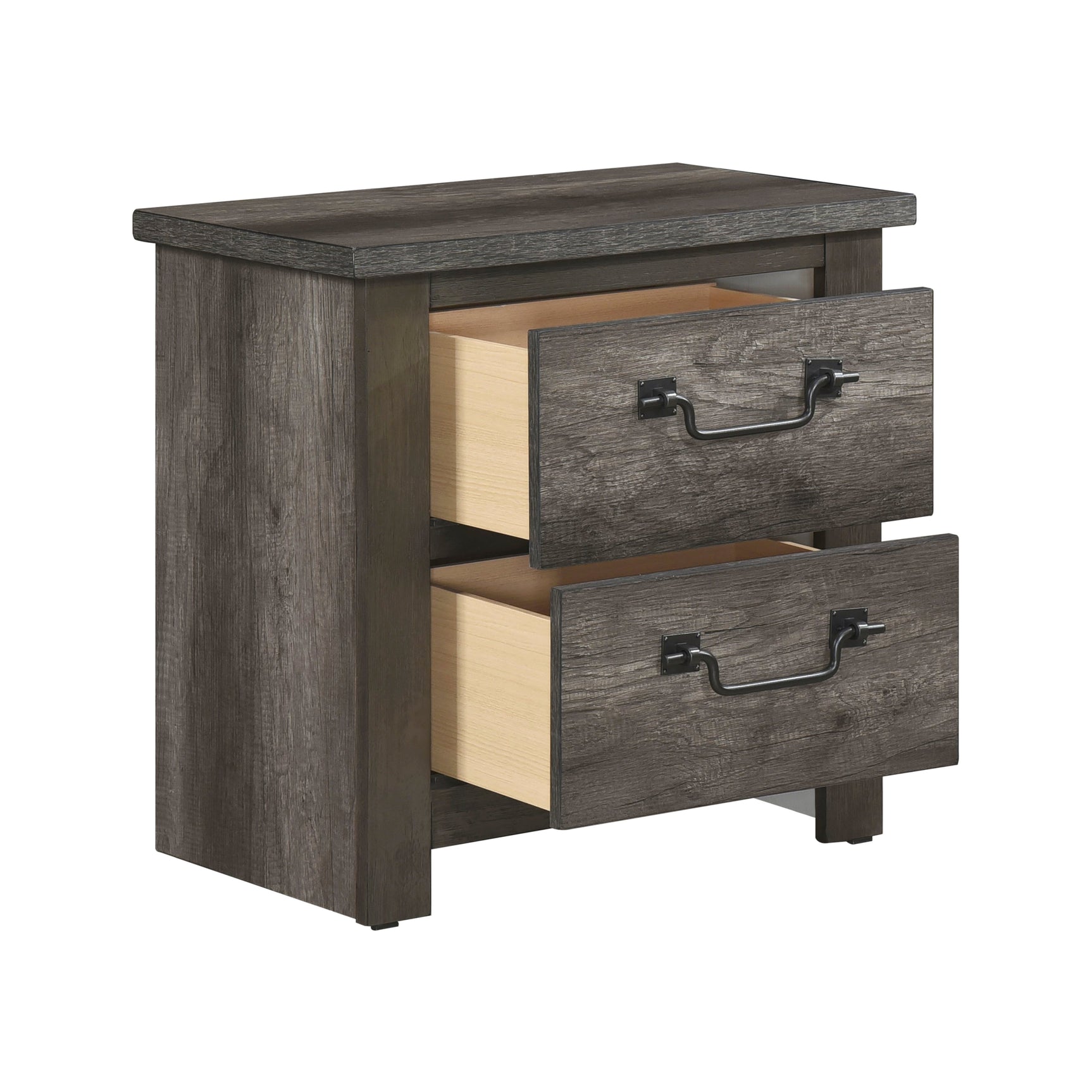 Lenior Gray Nightstand - Ornate Home