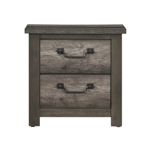 Lenior Gray Nightstand - Ornate Home
