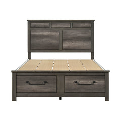 Lenior Gray Queen Platform Bed - Ornate Home