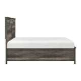 Lenior Gray Queen Platform Bed - Ornate Home