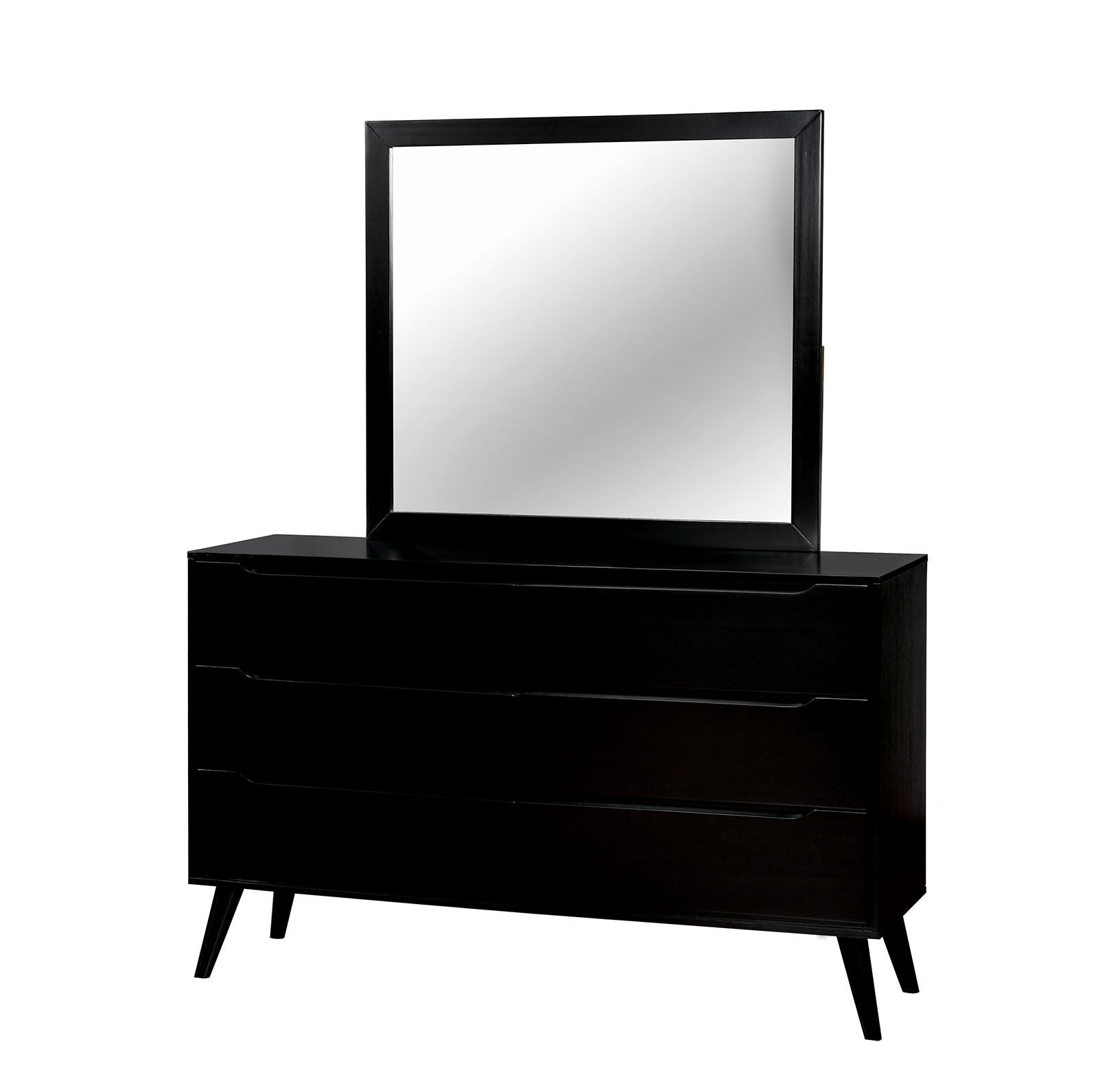 Lennart Black 4 Pc. Queen Bedroom Set - Ornate Home