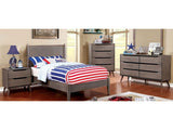 Lennart Gray 4 Pc. Twin Bedroom Set - Ornate Home