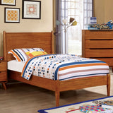 Lennart Oak 4 Pc. Twin Bedroom Set - Ornate Home