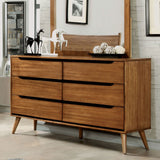 Lennart Oak 5 Pc. Queen Bedroom Set w/ Chest - Ornate Home