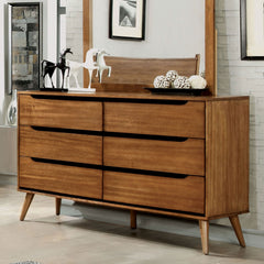 Lennart Oak 5 Pc. Queen Bedroom Set w/ Chest - Ornate Home