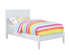 Lennart White 4 Pc. Twin Bedroom Set - Ornate Home