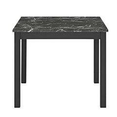 Lennon Black 5-Piece Counter Height Set - Ornate Home
