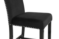 Lennon Black 5-Piece Counter Height Set - Ornate Home