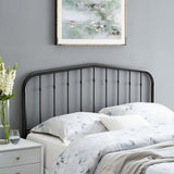 Lennon Black Metal Queen Headboard - Ornate Home
