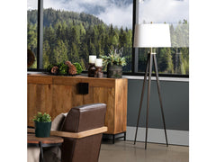 Lennon Bronze/Gold Floor Lamp - Ornate Home