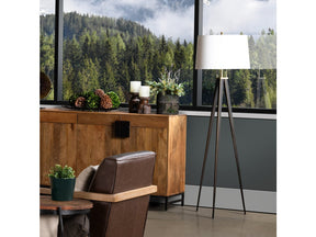 Lennon Bronze/Gold Floor Lamp - Ornate Home
