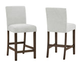 Lennon Brown/Gray 5-Piece Counter Height Dining Set - Ornate Home