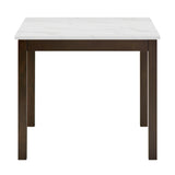 Lennon Brown/Gray 5-Piece Counter Height Dining Set - Ornate Home