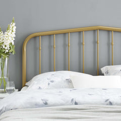 Lennon Gold Metal Queen Headboard - Ornate Home