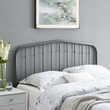 Lennon Gray Metal Full Headboard - Ornate Home