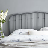 Lennon Gray Metal Full Headboard - Ornate Home