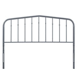 Lennon Gray Metal Queen Headboard - Ornate Home