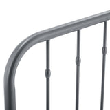 Lennon Gray Metal Queen Headboard - Ornate Home