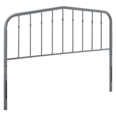 Lennon Gray Metal Twin Headboard - Ornate Home