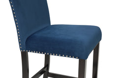 Lennon Royal Blue Counter Height Dining Room Set / 5pc - Ornate Home