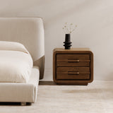 Lennon Vintage Brown Nightstand - Ornate Home