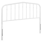 Lennon White Metal Full Headboard - Ornate Home