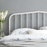 Lennon White Metal Full Headboard - Ornate Home