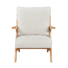 Lennox Beige Natural Accent Chair - Ornate Home