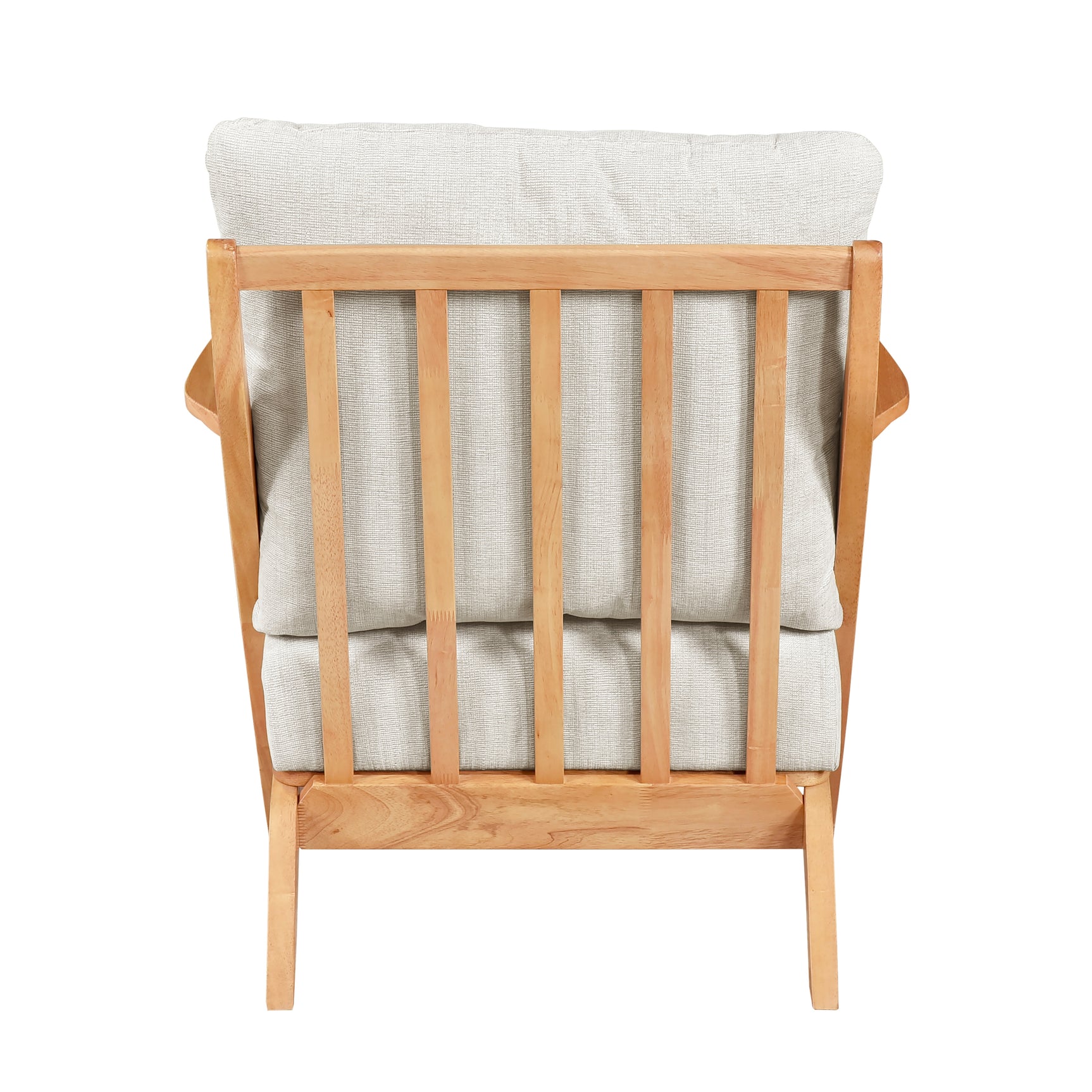 Lennox Beige Natural Accent Chair - Ornate Home