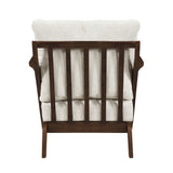 Lennox Beige Pascal Brown Accent Chair - Ornate Home