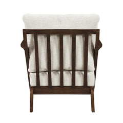 Lennox Beige Pascal Brown Accent Chair - Ornate Home
