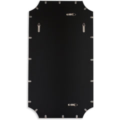Lennox Black Scalloped Corner Mirror - Ornate Home