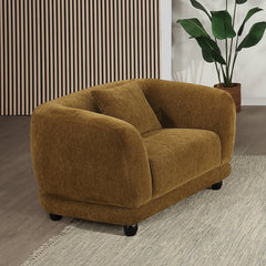 Lennox Brown Chair W/Pillow - Ornate Home