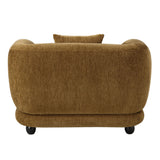 Lennox Brown Chair W/Pillow - Ornate Home