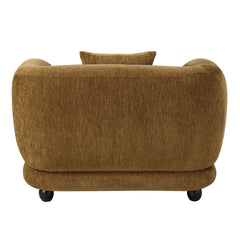 Lennox Brown Chair W/Pillow - Ornate Home