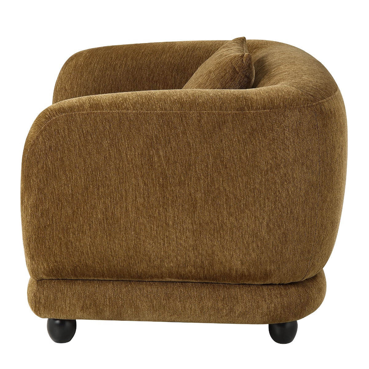 Lennox Brown Chair W/Pillow - Ornate Home