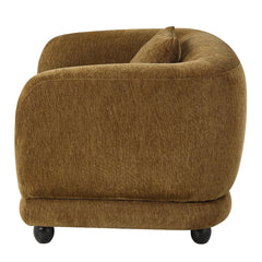 Lennox Brown Chair W/Pillow - Ornate Home
