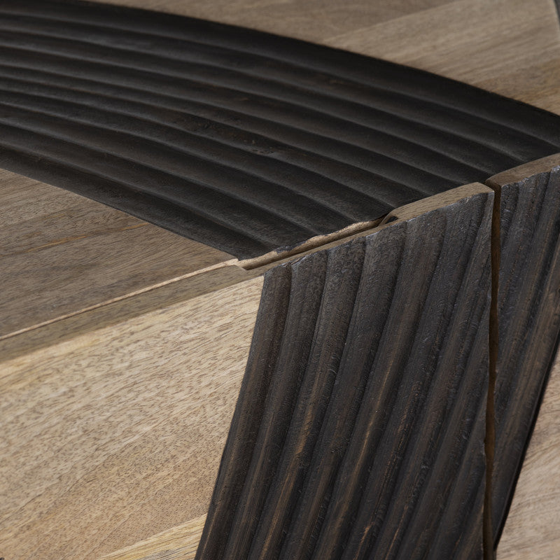 Lennox Brown Four-Door Sideboard - Ornate Home