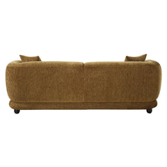 Lennox Brown Sofa W/2 Pillows - Ornate Home
