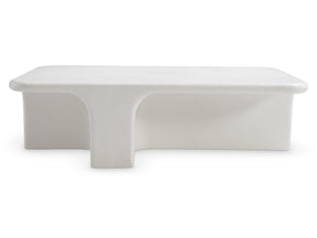 Lennox Chalky White Outdoor Cocktail Table - Ornate Home