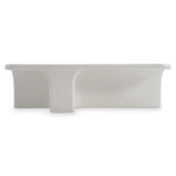 Lennox Chalky White Outdoor Cocktail Table - Ornate Home