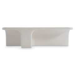 Lennox Chalky White Outdoor Cocktail Table - Ornate Home