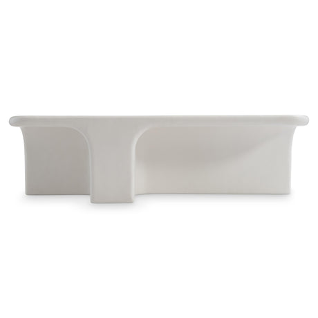 Lennox Chalky White Outdoor Cocktail Table - Ornate Home