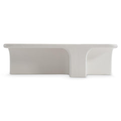 Lennox Chalky White Outdoor Cocktail Table - Ornate Home