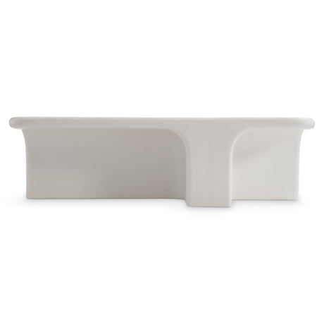 Lennox Chalky White Outdoor Cocktail Table - Ornate Home