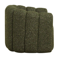 Lenoir Green Upholstered Swivel Chair - Ornate Home