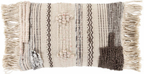 Lenorah Pink&White Textured Throw Pillow - Clearance - Ornate Home
